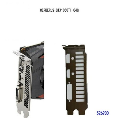 New FOR ASUS CERBERUS-GTX1050TI-O4G Graphics Card IO BackPlate I/O SHIELD Panel