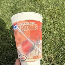 Pepsi Vintage Cleveland Browns Otto Graham Hall of Fame Collectible Cup
