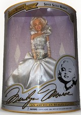 Marilyn Monroe Collector's Series Silver Sizzle 1993 Doll - New Old Stock in Box