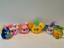 Furby Furblets Vtg Happy Meal Bag Clip Lot Of 6 - As Is Needs Batteries