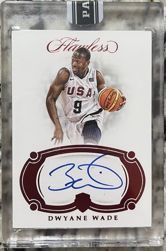 2018 Flawless Dwyane Wade USA AUTO  ‘22 BLACK BOX 1/1