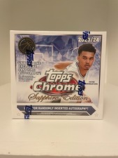 2023-24 Topps Chrome NBA Sapphire Edition Fac...