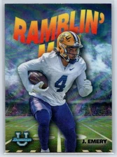 John Emery 2022 Bowman University Chrome Ramblin' Man #RM-7 LSU Tigers