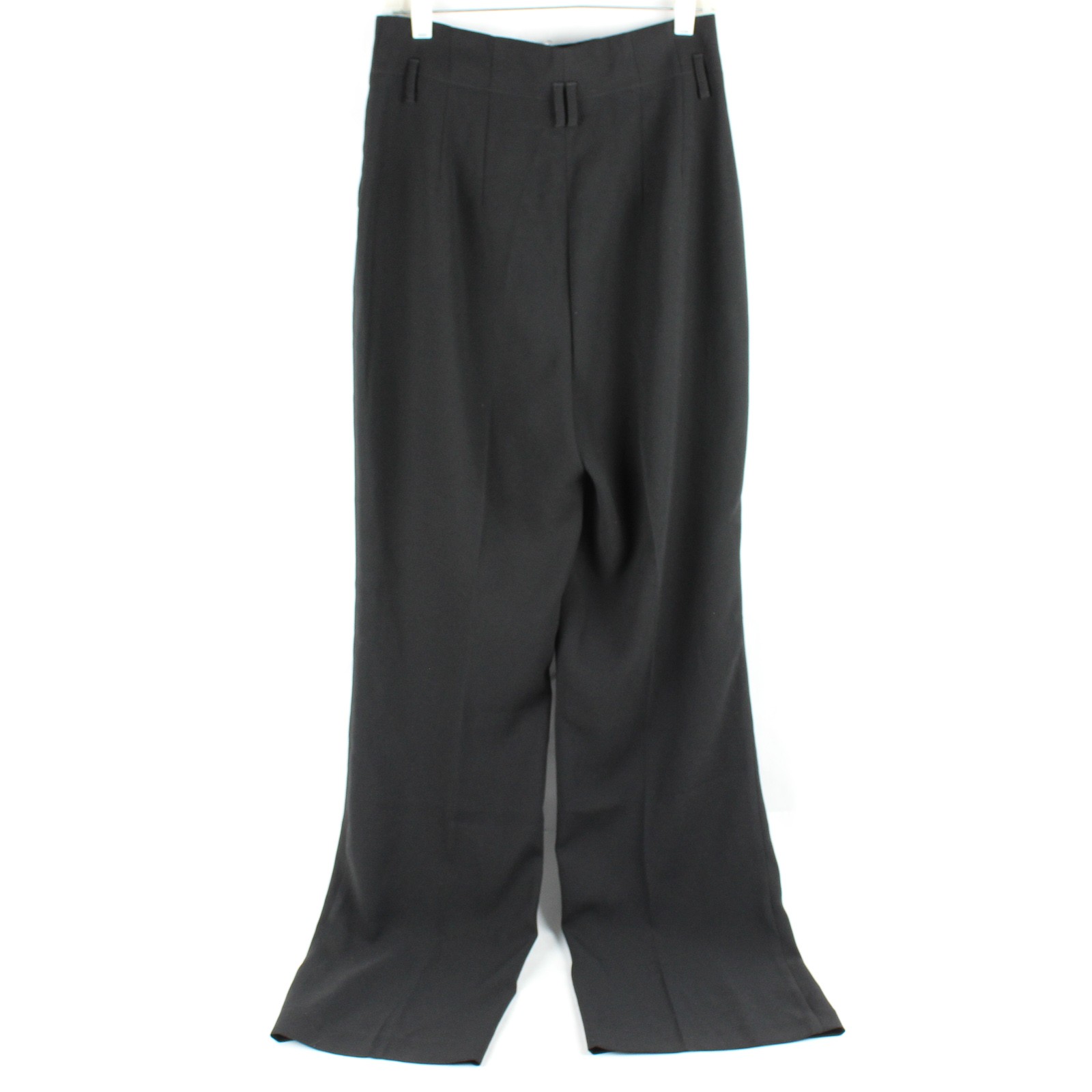 Express Solid Black Wide Leg Super High Rise Pant… - image 2