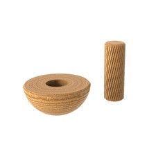 Endkappe Handlauf Eiche Holz 42mm Rohzustand Gel&auml;nderabschluss DUB OAK
