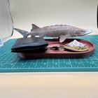 Fish Figurine Sculpture Collectible Display Model on Decorative Display Base — photo 4