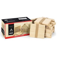 Eisstiele Holz 1000 Stück Bastel Holzstäbchen Kinder DIY Geschenk
