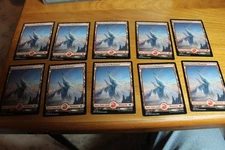 MTG Snow Covered Mountain x10 Modern Horizons Full Art Non-Foil
