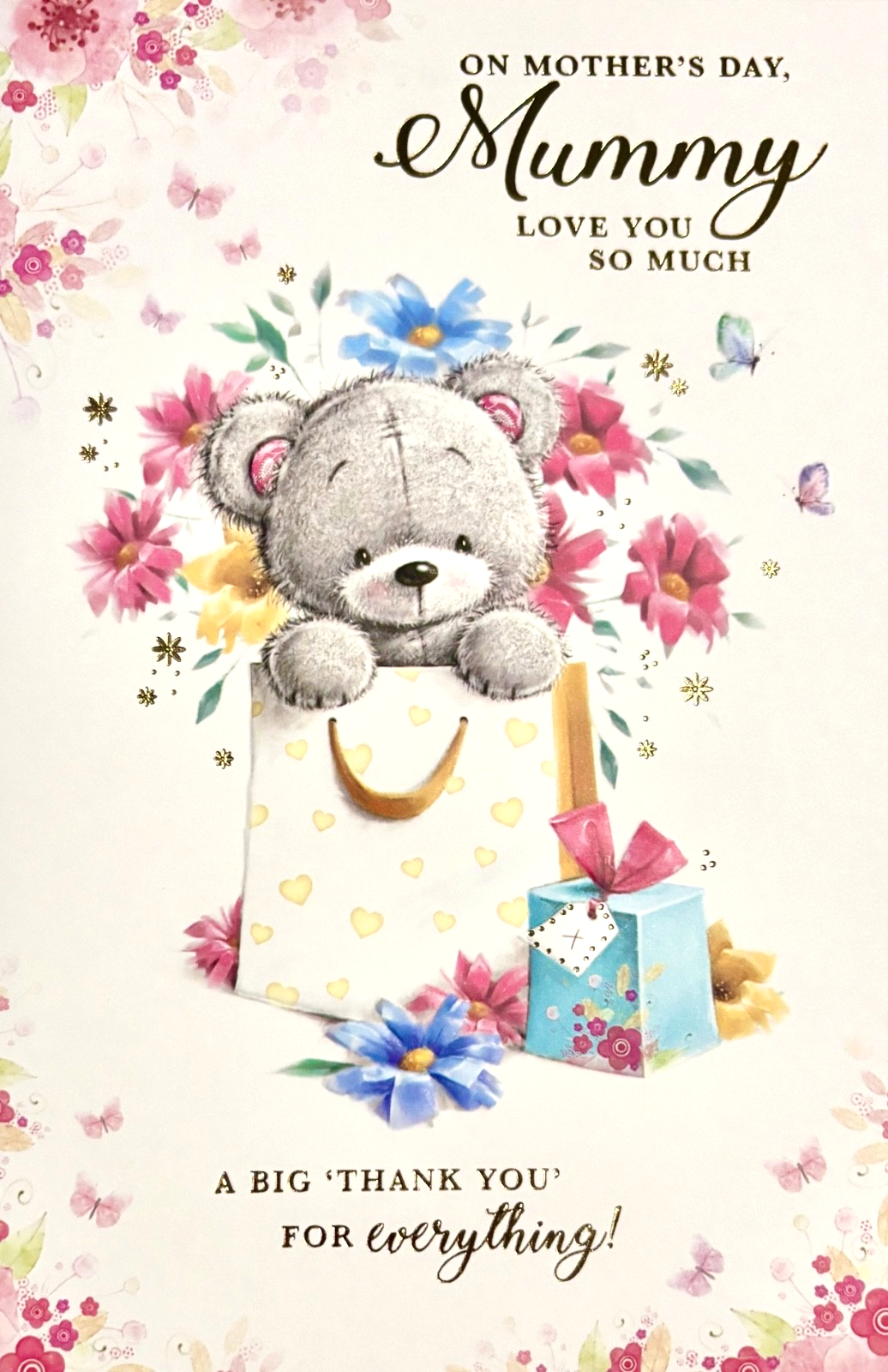 On Mother's Day Mummy love you so much greetings card, brand new