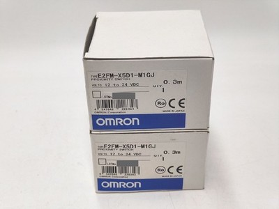 OMRON E2FM-X5D1-M1GJ 12to24VDC 0.3m 2pcs set OMRON OMRON OMRON OMRON OMRON OMRON