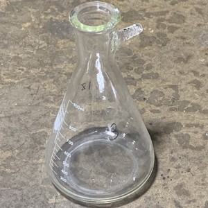 Pyrex Erlenmeyer flask, 1000 ml size, made by Kimax, Made Of Borosilicate glass