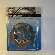 DANCO 89269 2-7/8 IN. BATH GRID STRAINER WITH SCREW IN BRUSHED NICKEL