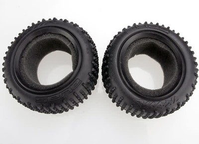 Traxxas 4790R Spiked 2.2 Rear Tires – Set Of 2 Replacement Tires For RC Trucks & Vehicles