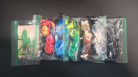 Bionicle Turaga Complete Set 2001 With Extra Masks & Manuals &nbsp;(8540-8545) LEGO