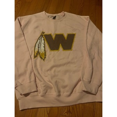 Washington Redskins sweatshirt womens lightpink football long sleeve Gildan nfl