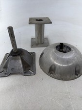 Springfield And Others Brushed Aluminum Boat Seat Pedestal Base Fixed