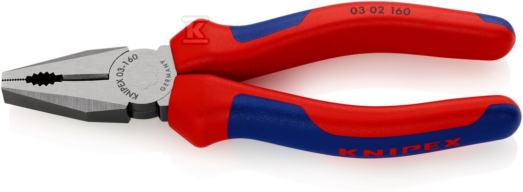 Knipex 03 02 160 Combination Pliers Multi Component Grips 160mm - Image 7