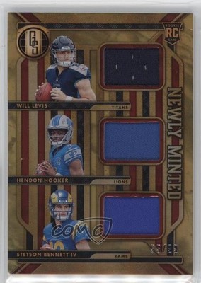 2023 Panini Gold Standard 55/99 Stetson Bennett IV Will Levis Rookie RC 10w8