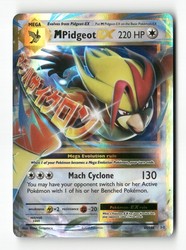 M Pidgeot EX 65/108 XY Evolutions Ultra Rare Holo