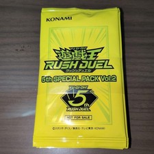 Yu-Gi-Oh Rush Duel 5th SPECIAL PACK Vol.2 6 Packs with Obi Unopened