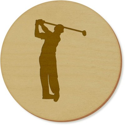 ''Golfer Silhouette'' Untersetzer Sets (CR016341)