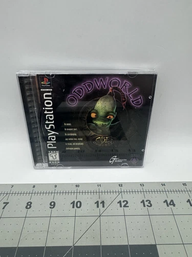 Oddworld: Abe's Oddysee (PlayStation 1) Black Label CIB 