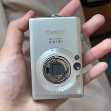 Canon IXUS 60 6.0MP 3X Optical Zoom CCD Digital Camera English -Silver
