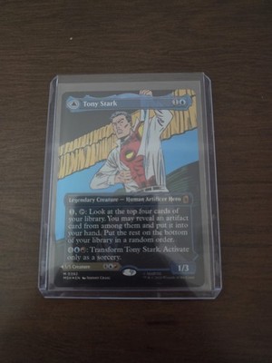Tony Stark (Borderless) (0392) Marvel Super Heroes Foil