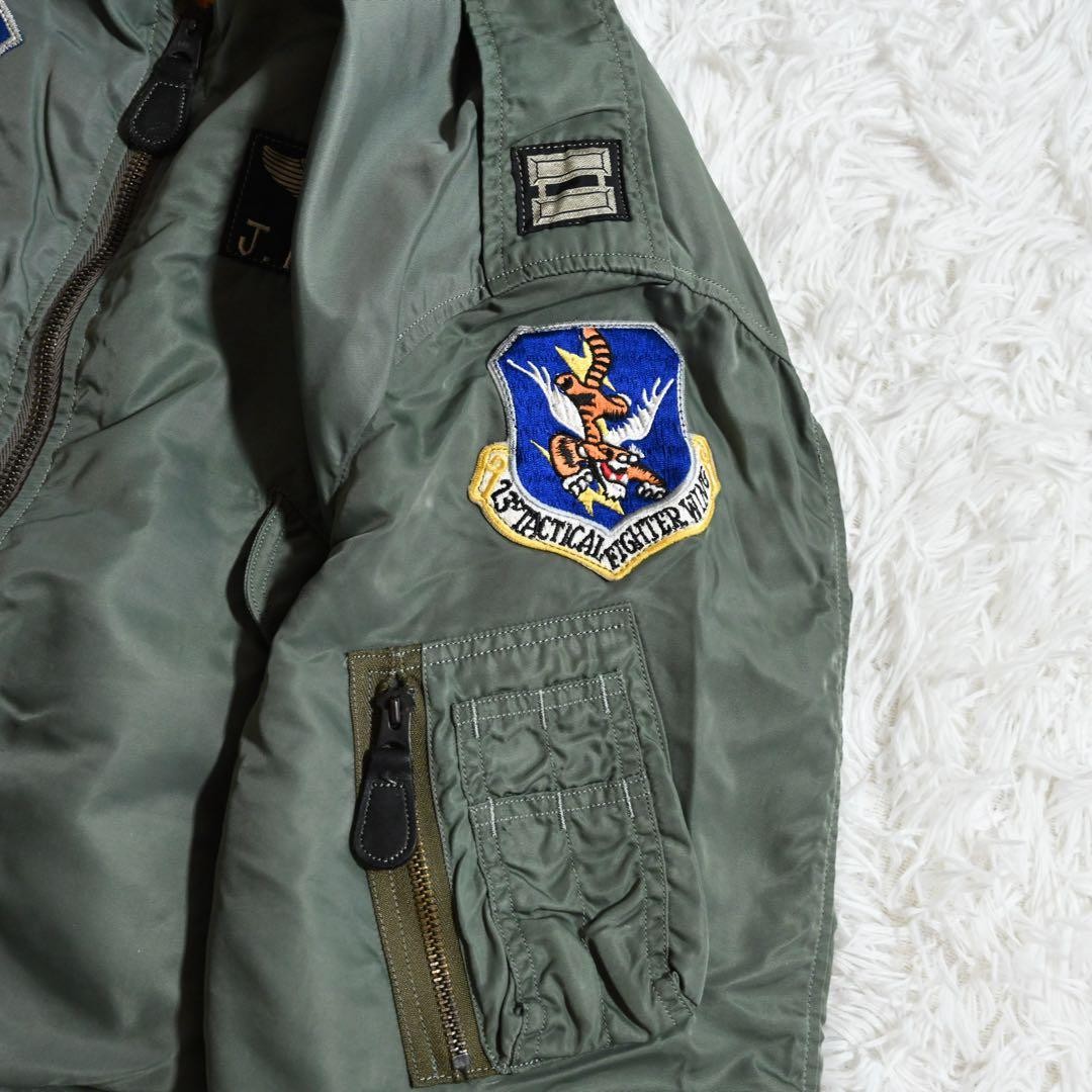 Buzz Rickson's Reversible L-2B Flight Jacket M Sa… - image 5