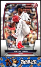 Brayan Bello 2023 Bowman #72 Boston Red Sox Rookie RC