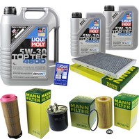 Inspektionspaket Liqui Moly 5W-30 FüR Mercedes C-Klasse S203 W203 CL203 C209 220