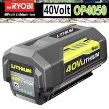 40V 6.0Ah Max Battery For Ryobi 40 Volt Lithium-ion OP4050 OP40602 High Capacity
