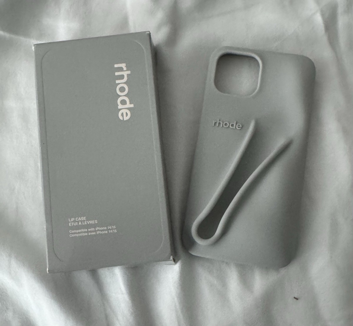 Rhode Lip Case iPhone 14/15 Gray, New In Box, Authentic | eBay