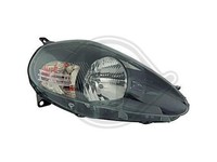 Scheinwerfer Rechts Fiat Grande Punto 2005-2008 Schwarz