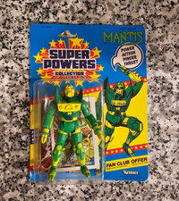 Mantis 1985 SUPER POWERS Kenner MOC NEW Sealed US CARD