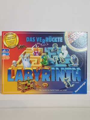 Ravensburger Das verrückte Labyrinth - mit Leuchtfarbe, im dunkeln spielbar