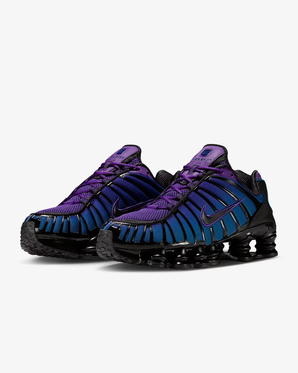 Nike Shox TL Sneakers in Purple and Black Trainers Shoes | eBay