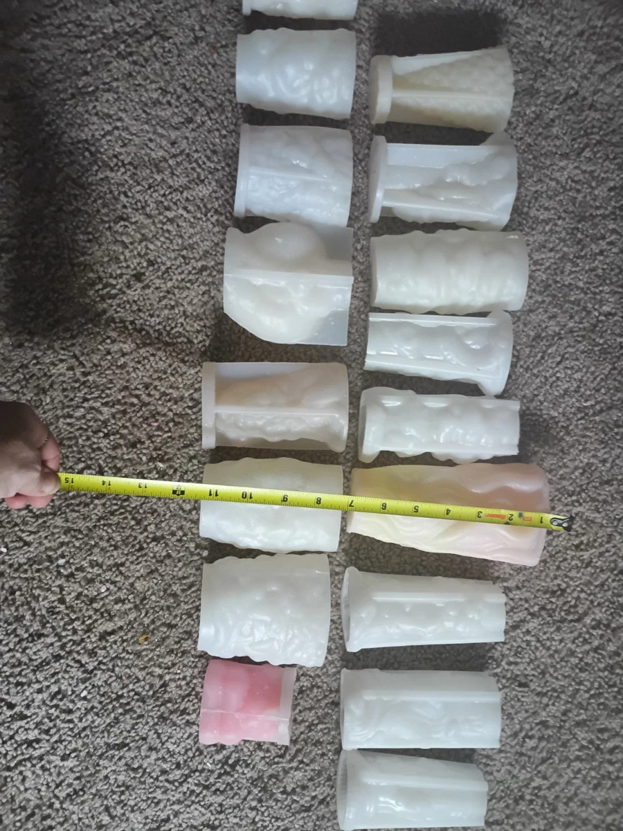 4 Moldes De Silicona Para Candelabros, Moldes Para Fundir Ve | Envío Gratis