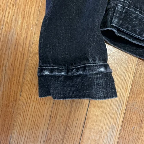 Acne Studios WHO Vintage Black Denim Jacket Trucker Size L | US40 IT50 MSRP $420 image 8