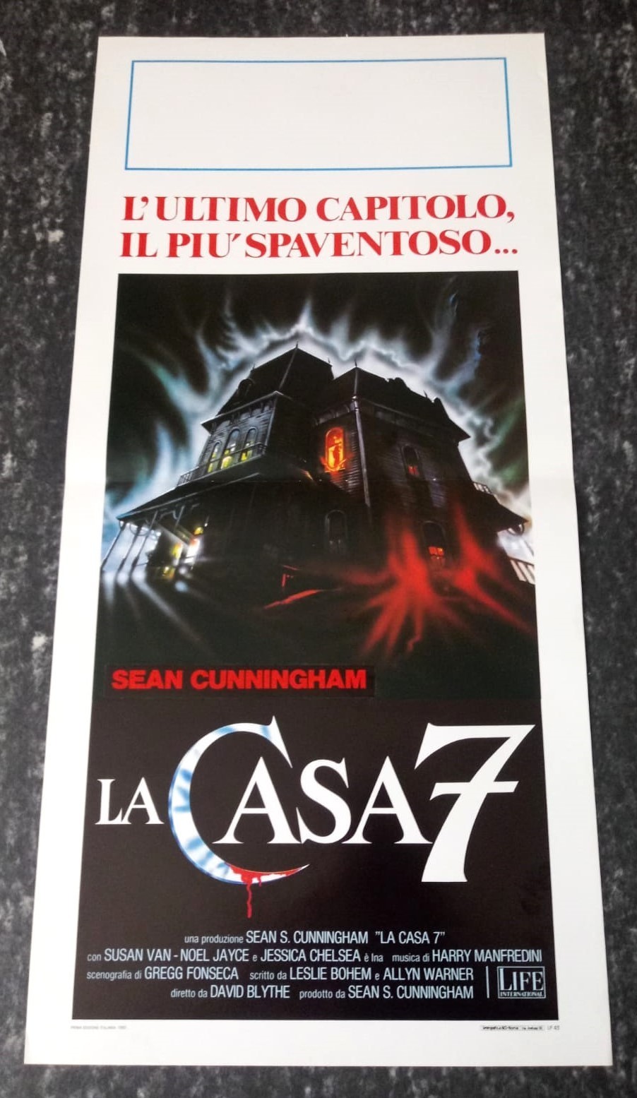 Locandina originale film La casa 7 (1989) - Regia di David Blyth, James Isaac