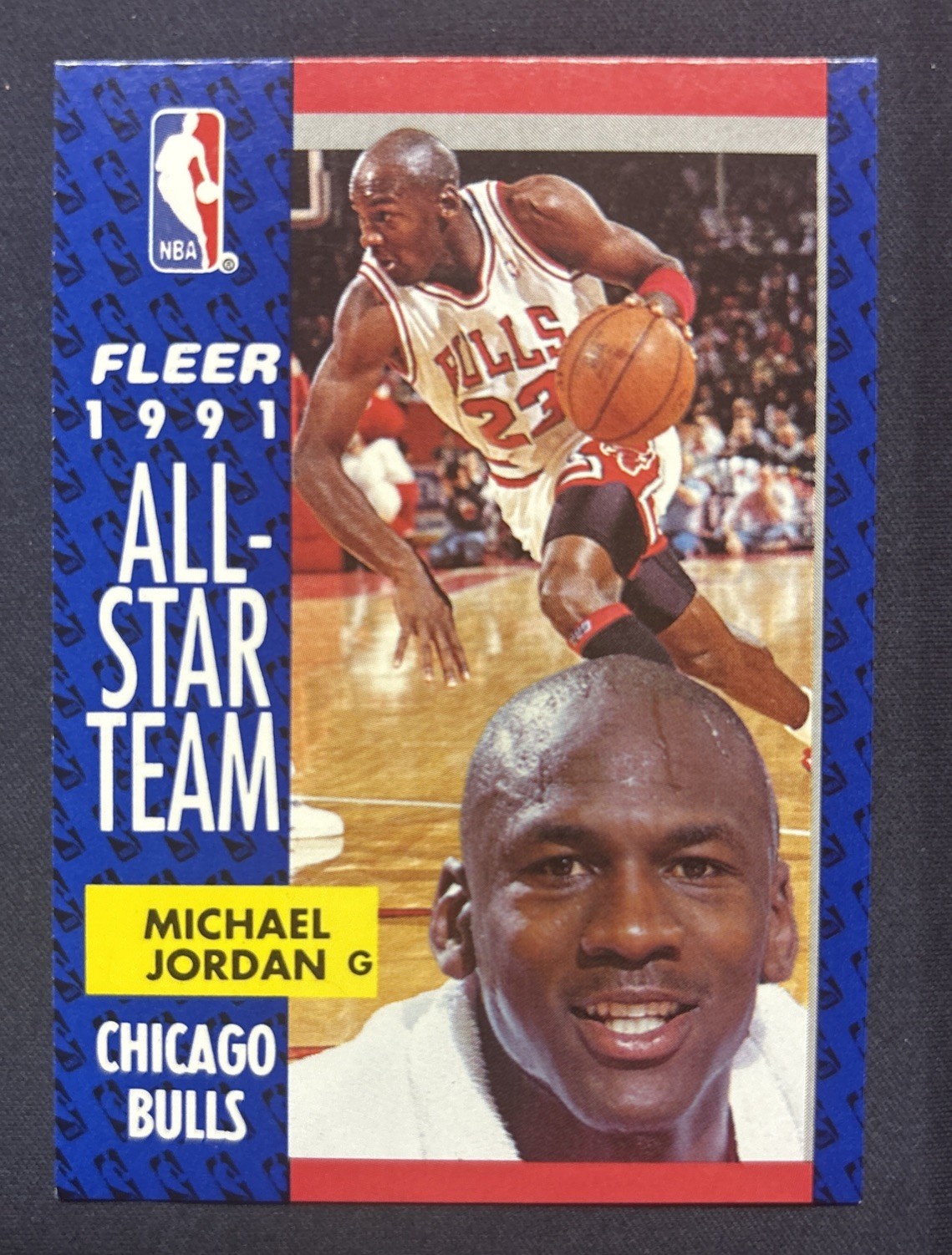1991-92 Fleer - #211 MICHAEL JORDAN All Star Team- Chicago Bulls