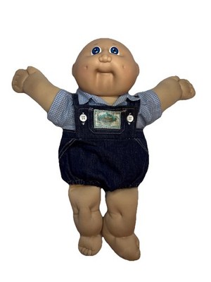 Cabbage Patch Kids Doll Original 1985 Bald Blue Eyes Xavier Roberts Signed