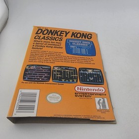 Donkey Kong Classics - Case Only - Nintendo Nes - Org Slip Art (No Game No Man)