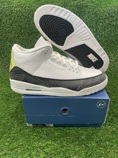 Nike Air Jordan 3 Retro Fragment Design taglia 14 nero bianco