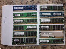 Pc Memory Lot 12 assorted sticks  Lot 6
