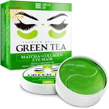 Under Eye Patches for Puffy Eyes, Dark Circles, Undereye Bags - Green Tea Skinca