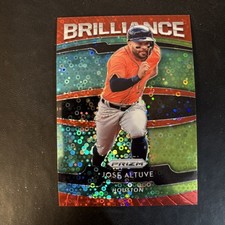 2020 Panini Prizm - Brilliance Jose Altuve #B-7 Red Mojo Prizm /149