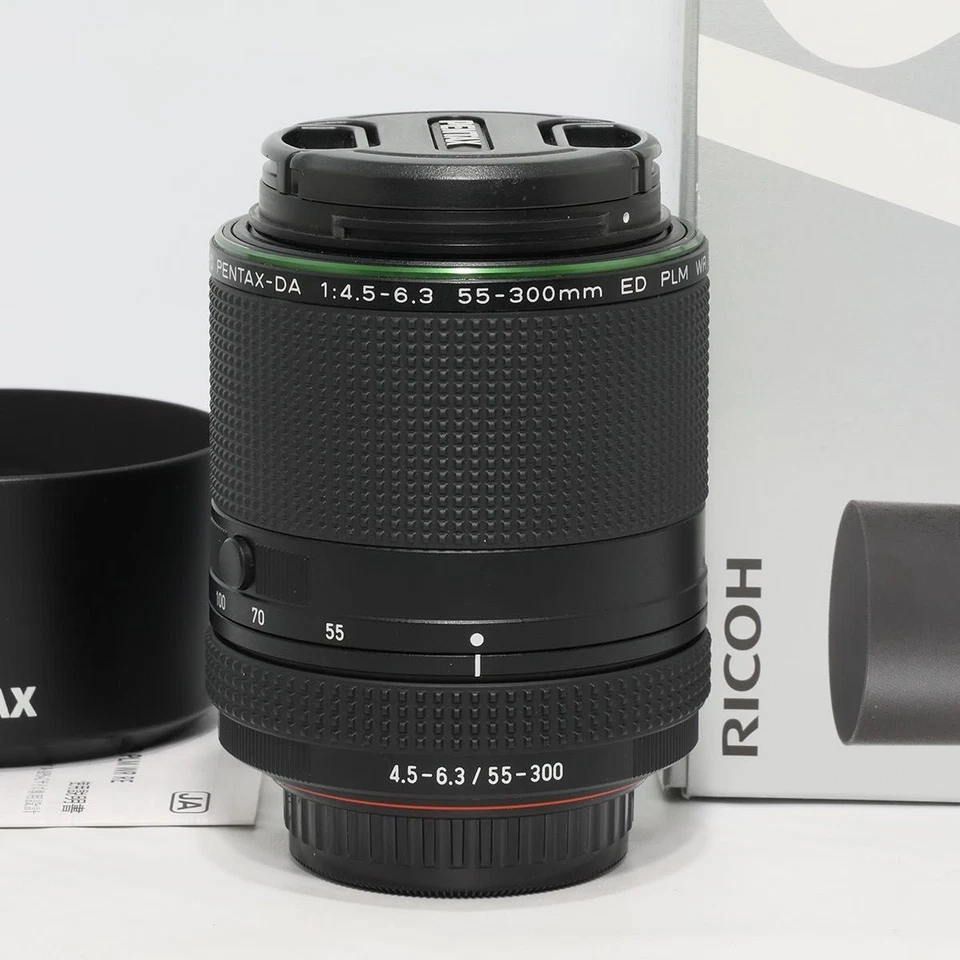 PENTAX Telephoto Zoom Lens HD DA55-300mm F4.5-6.3ED PLM WR RE K mount APS-C New - Image 2 of 4