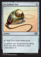 MTG Ur-Golem's Eye, Commander 2014, Damaged, English
