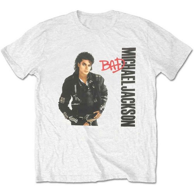 #ad #ad Men#x27;s Michael Jackson Bad Slim Fit T shirt Medium White $27.09